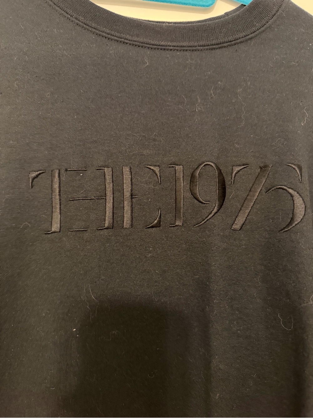 The 1975 Embossed Logo Black Women’s Sweatshirt